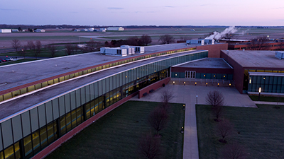 Aerial image of IUPUC